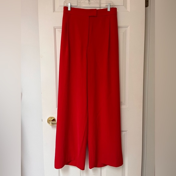 Ever New Nylah Curve Wide Leg Pants 16 Salsa Red - Picture 2 of 15